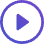 a pixel art of a play button in a purple circle on a black background.