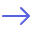 a blue arrow pointing to the right on a black background.